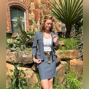 Vintage Denim 2 Piece Suit by Randolph Duke